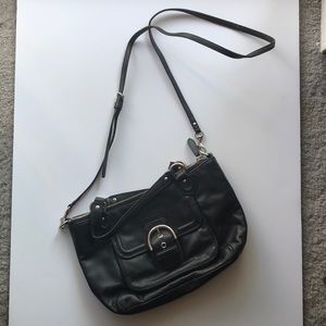 Coach Black Leather Crossbody